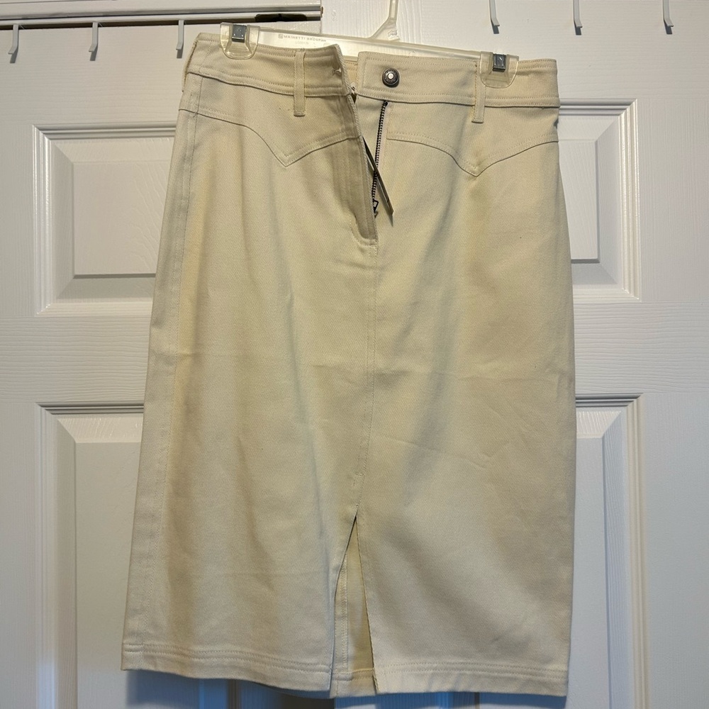 Ariat Cream Denim Skirt